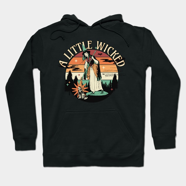 Halloween Witch - A Little Wicked Hoodie by Curio Pop Relics